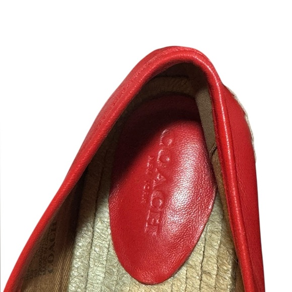 Coach Espadrille Flats  with Jute Sole 6 B - Picture 9 of 10
